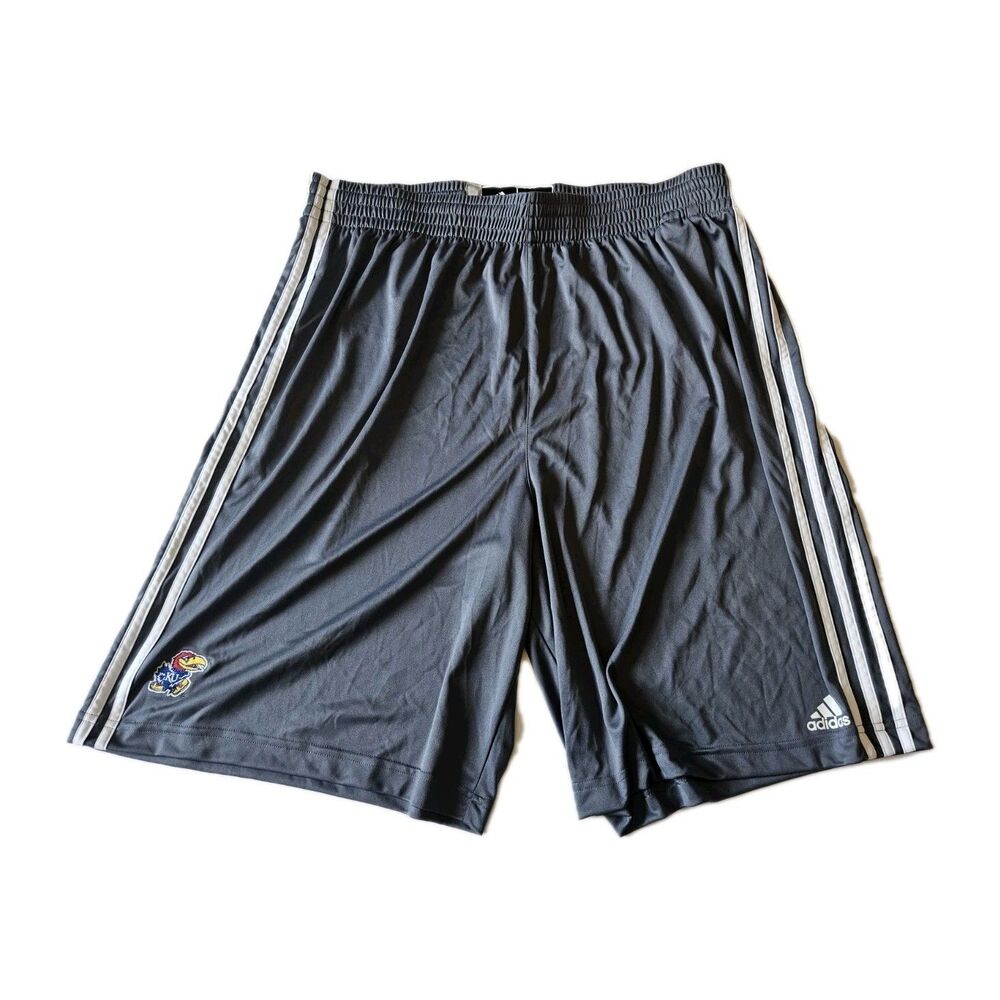 Adidas NCAA Mens Kansas Jayhawks Basketball Shorts XXL Climalite KU